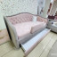 Кровать "Канди", спальное место 170х80, ткань тедди 324/306 (5 категория)